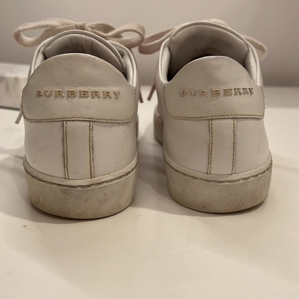 Burberry white women’s sneakers - Picture 2 of 4